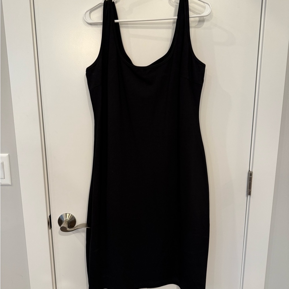 Plus Size City Chic Body Con Black Sleeveless Dress